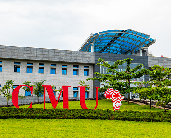 CMU-Africa front of building