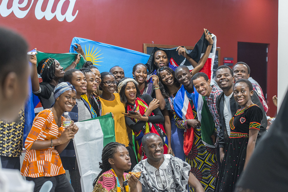 Group of students at CMU-Africa