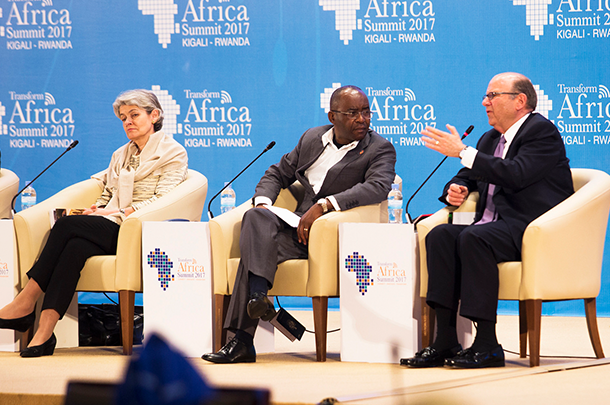 President Emeritus Cohon speaking at Transform Africa Summit