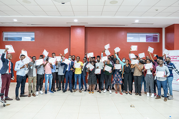 Graduates with certificates