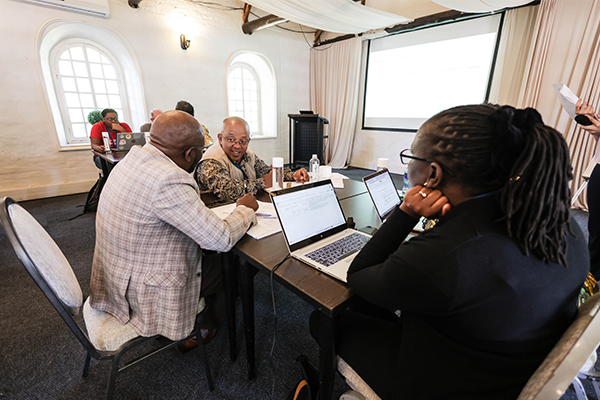 People working together on computers