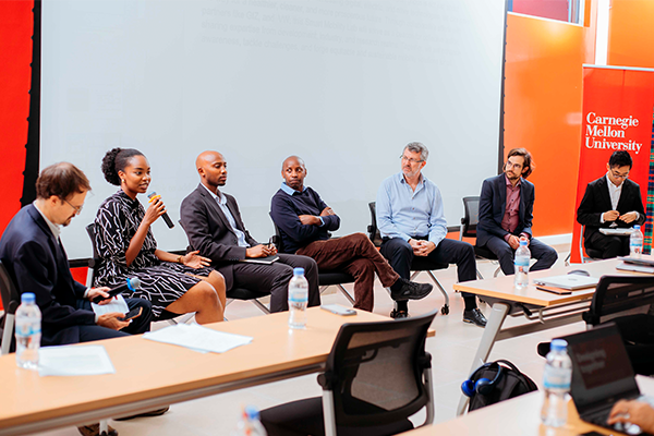 People on a panel