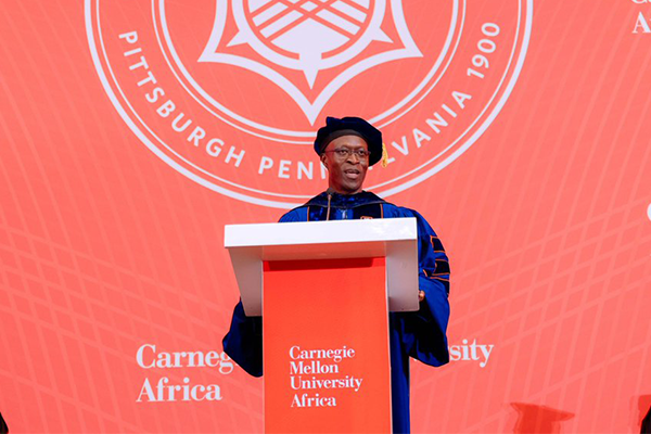 Man at podium