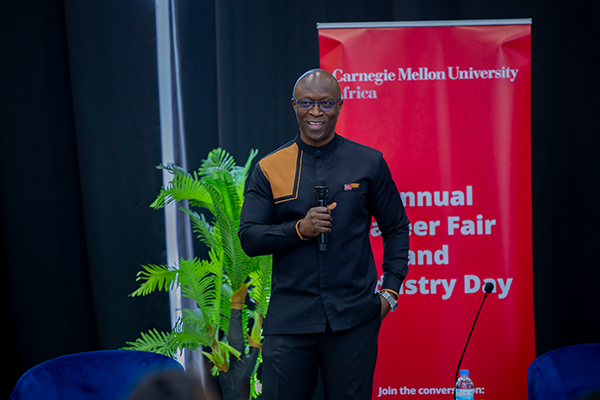 Man giving remarks