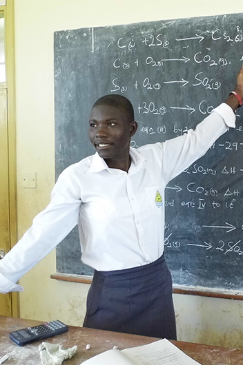 classroom in Uganda