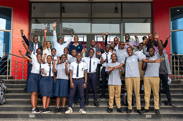 Students at picoCTF-Africa Awards 2022